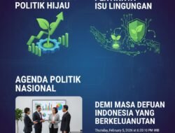 Analisis Tren Politik Hijau dan Pentingnya Isu Lingkungan Masuk Ke Dalam Agenda Politik Nasional