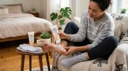 Cara Mengatasi Masalah Kaki Pecah-pecah Dengan Menggunakan Krim Pelembab Dan Kaus Kaki